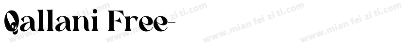 Qallani Free字体转换